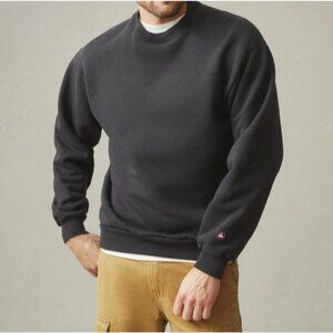 NEW American Giant Unisex Small American Vintage Crew Sweatshirt Washed Black